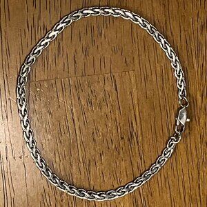 9 in. Elegant Stainless Steel Women's Anklet